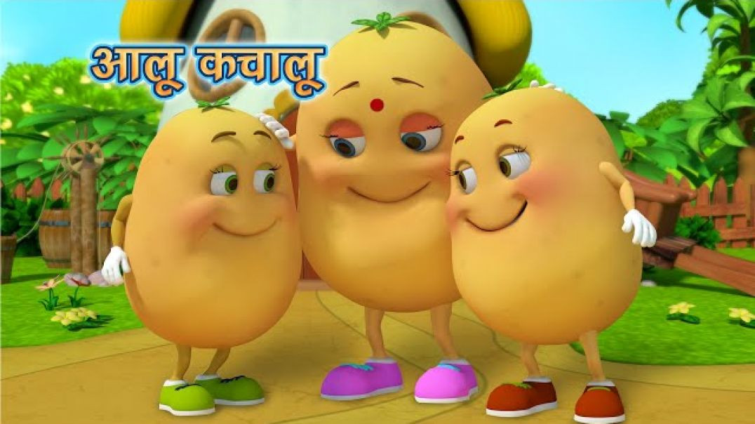 Aloo Kachaloo Beta Kahan Gaye The - Hindi Rhyme - Hindi songs - Kindergarten - Kiddiestv hindi